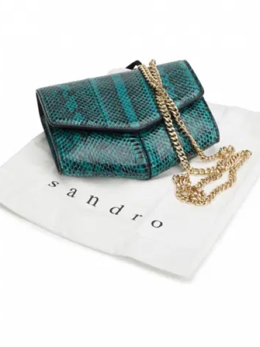 Sandro Lou Python Bag - Picture 7 of 7
